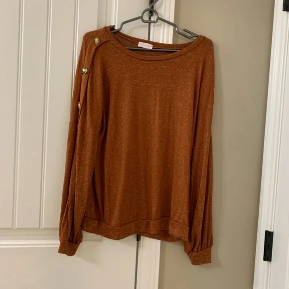 Rust Drop shoulder sweater size S - Picture 1 of 6